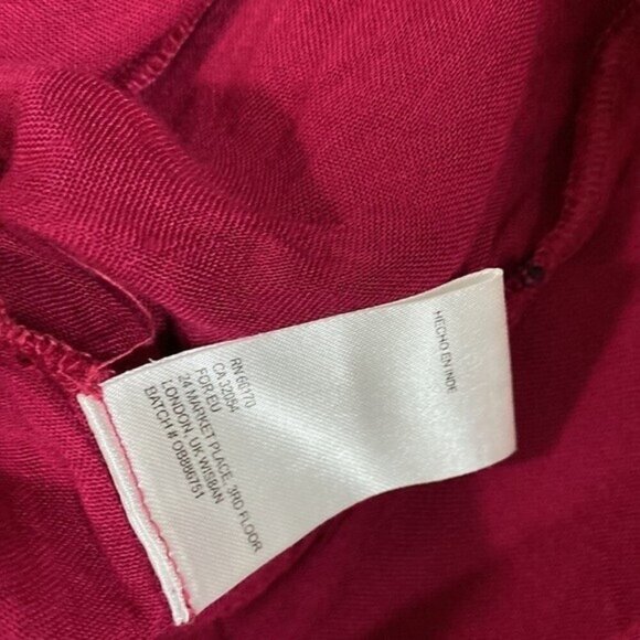 Urban outfitters  off shoulder puffer sleeve mini dress red event casual Women 4 - Picture 5 of 11